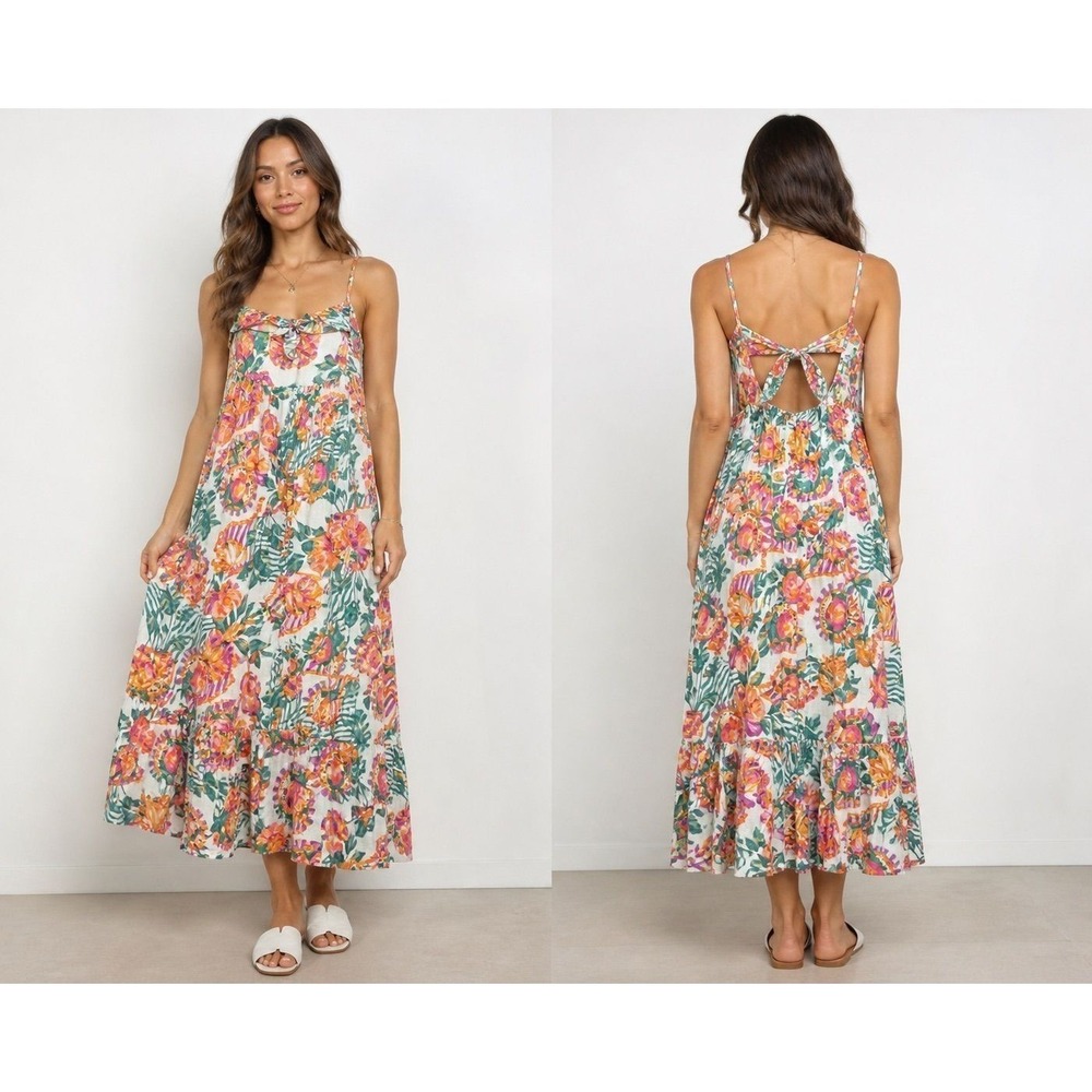 NWT Paper Heart Floral Maxi Dress Size XL
